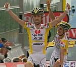 Leonardo Piepoli gagne la dixi�me �tape du Tour de France 2008